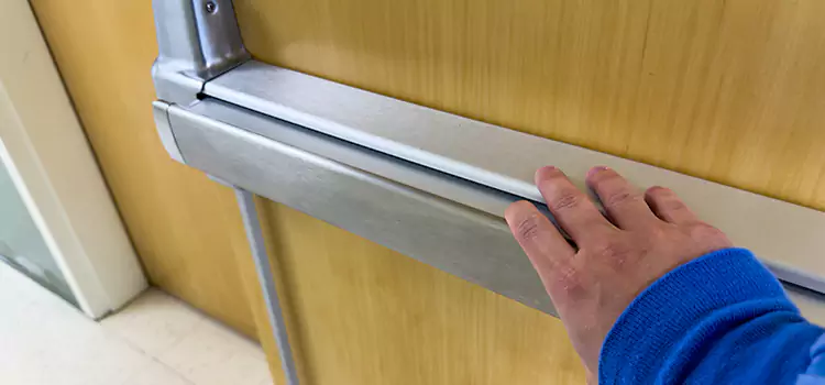 Installing a Push Bar on a Door Thomasville